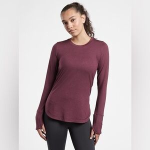 48. Athleta Large Uptempo Long Sleeve Top